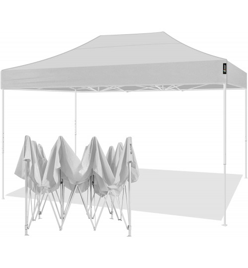 AMERICAN PHOENIX Canopy Tent 10x15 Easy Pop Up Instant Portable Event Commercial Fair Shelter Wedding Party Tent (White, 10x15)